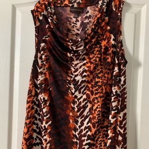 Dana Buchman Animal Print Top